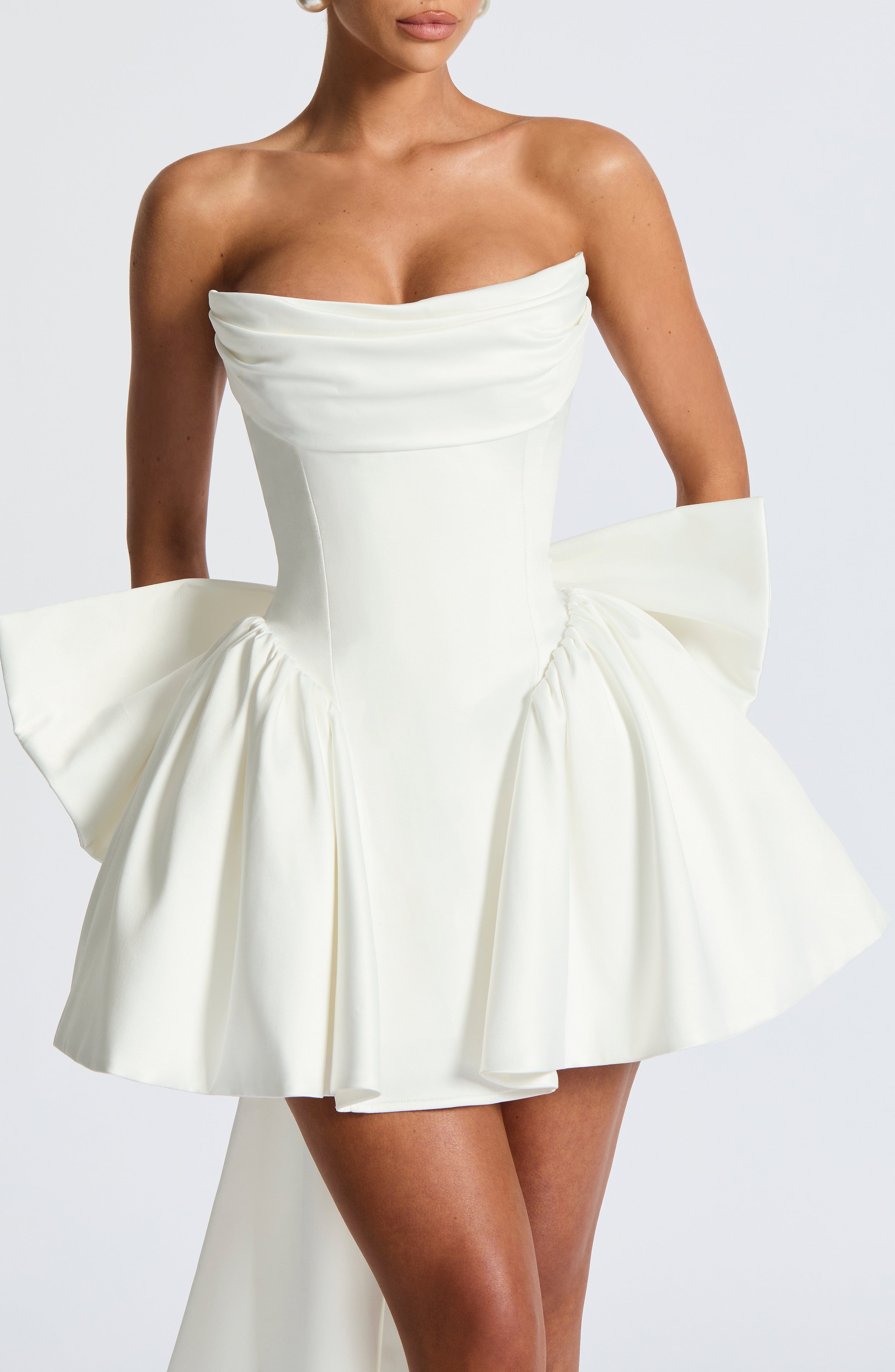 Vestido Curto Trinity - Marfim