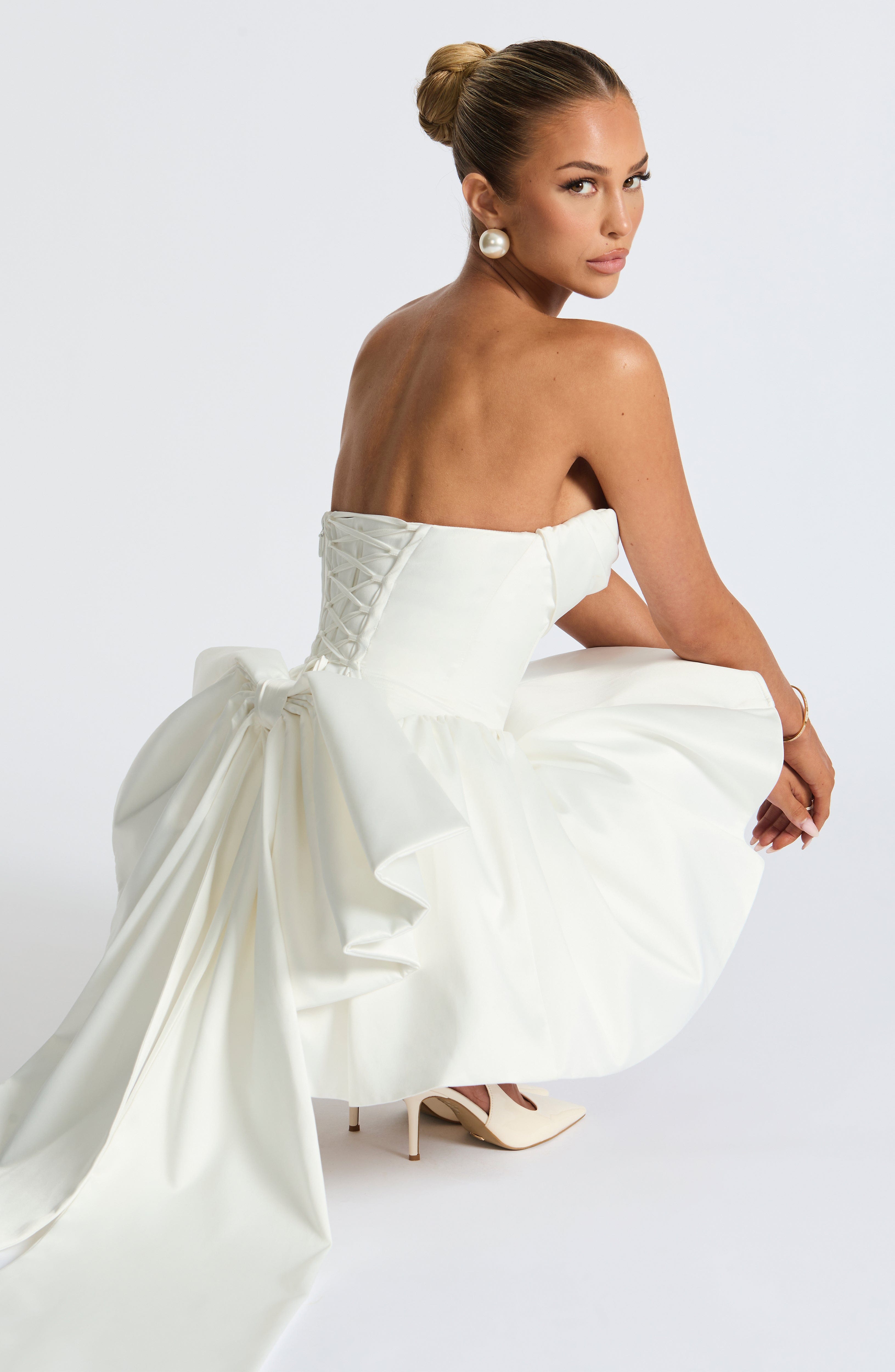 Vestido Curto Trinity - Marfim