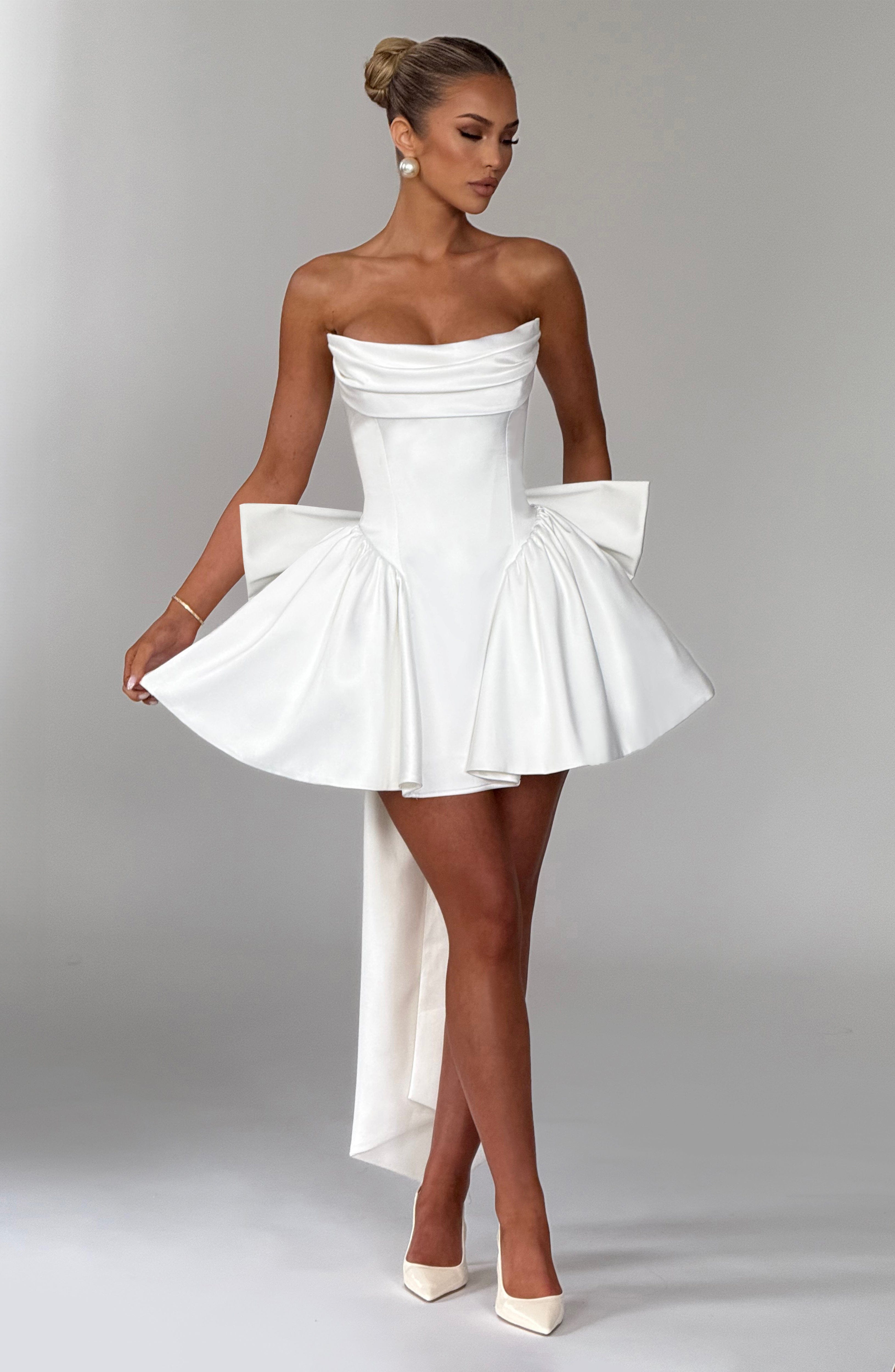 Vestido Curto Trinity - Marfim
