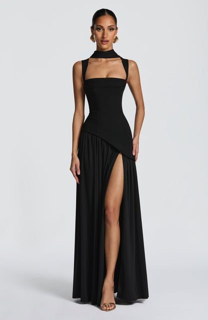 Vestido Longo Tullulah - Preto