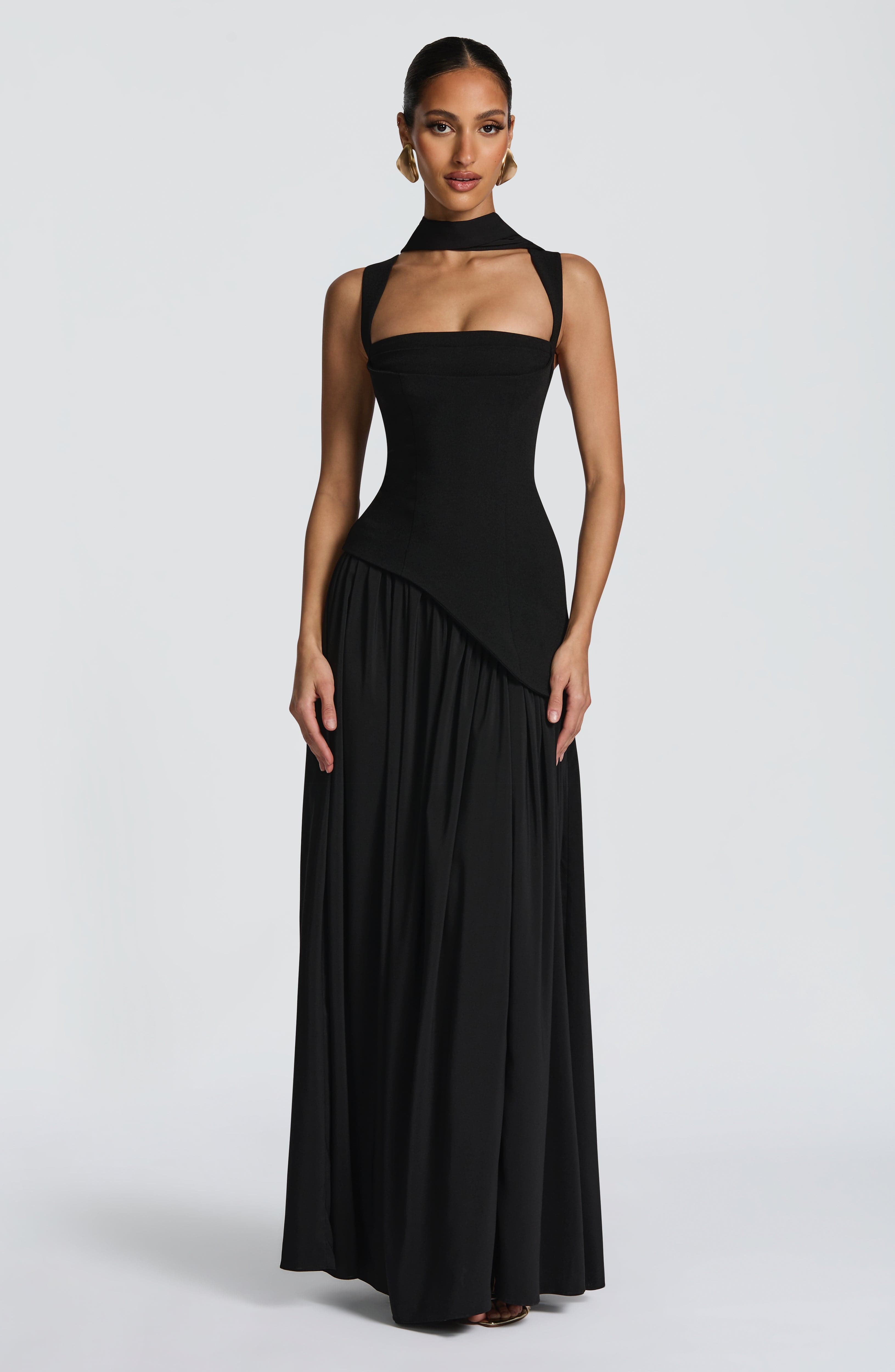 Vestido Longo Tullulah - Preto