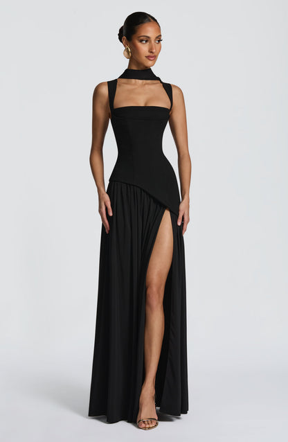 Vestido Longo Tullulah - Preto