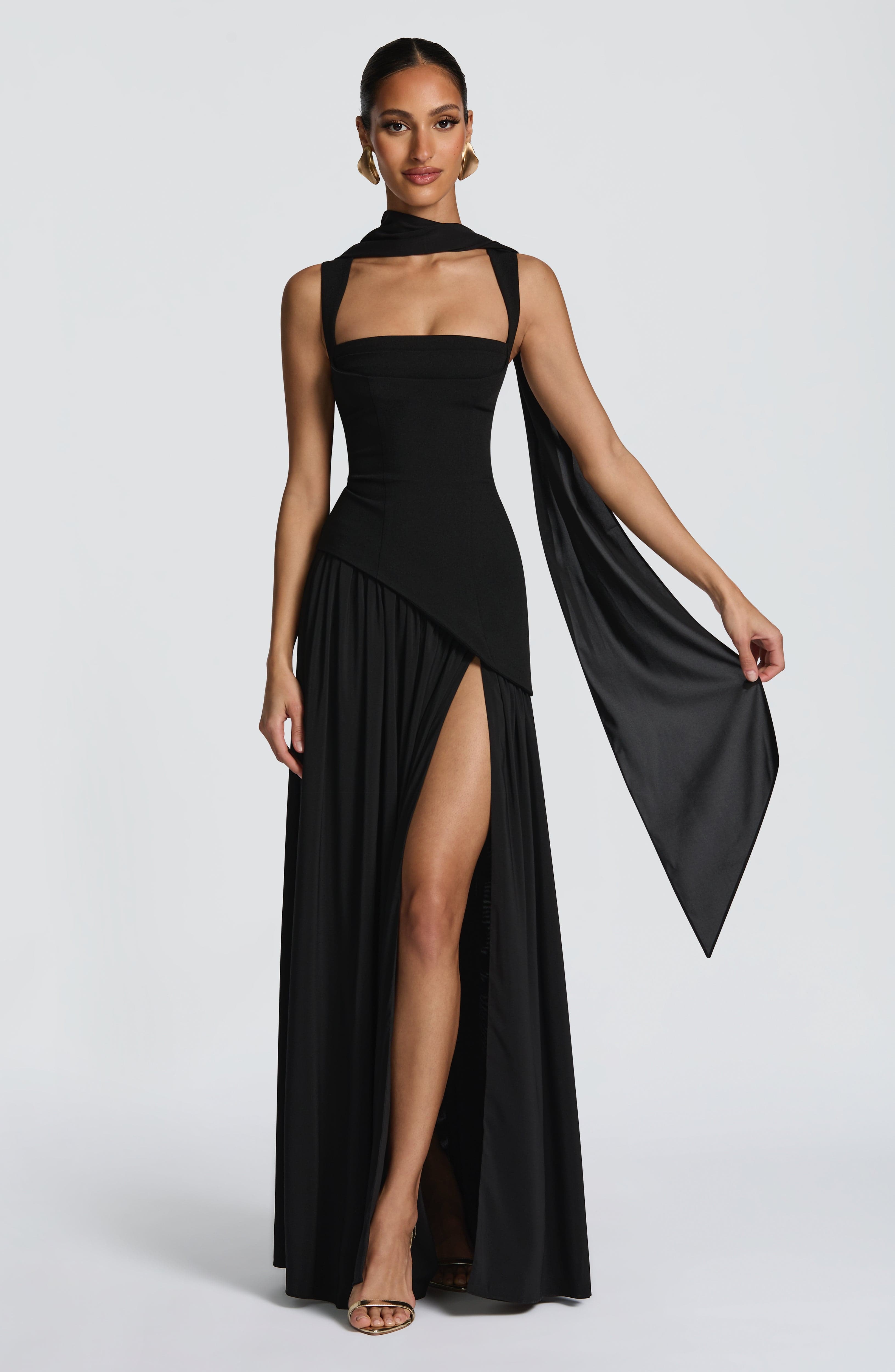 Vestido Longo Tullulah - Preto
