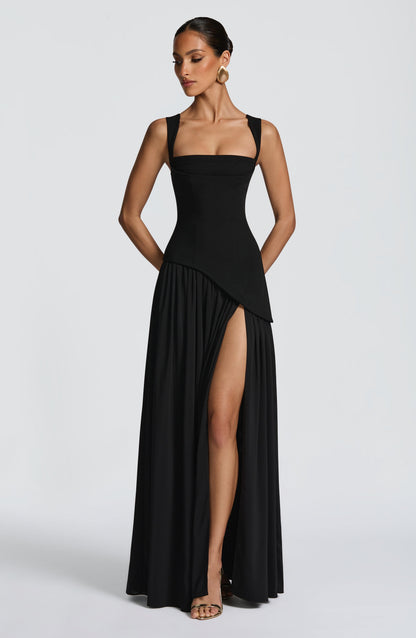 Vestido Longo Tullulah - Preto