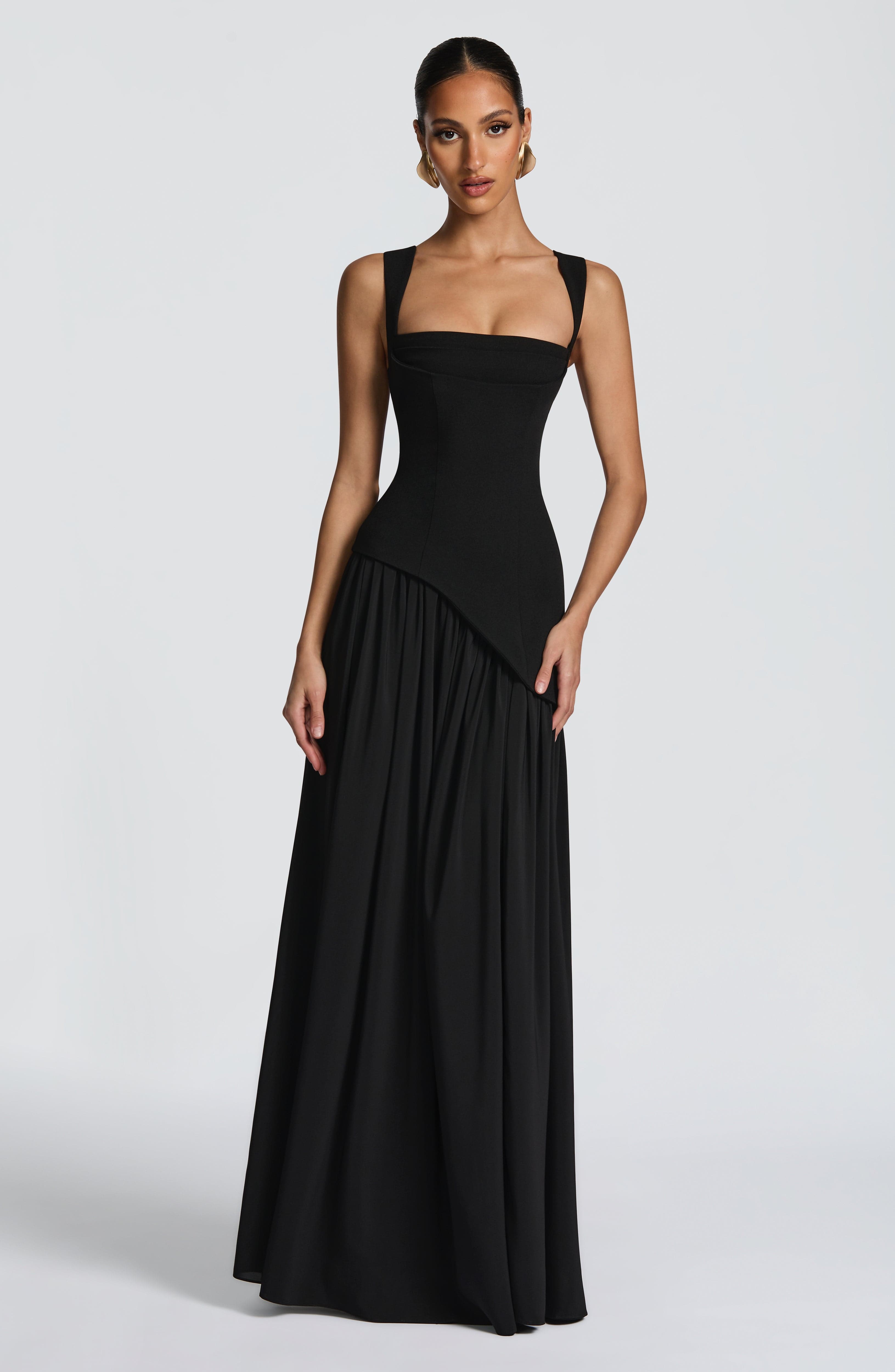 Vestido Longo Tullulah - Preto
