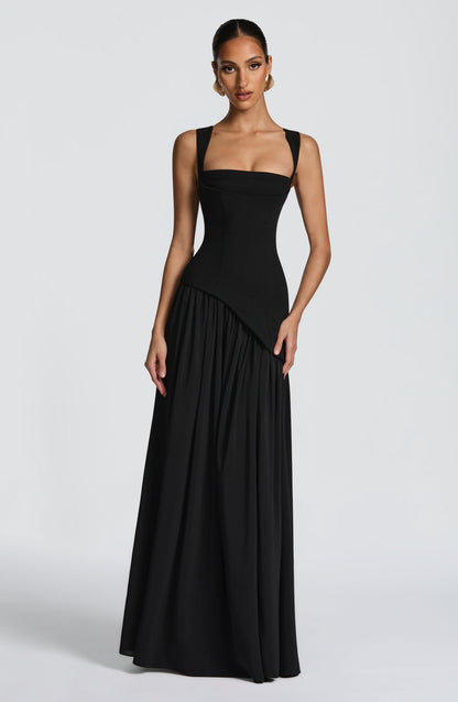 Vestido Longo Tullulah - Preto