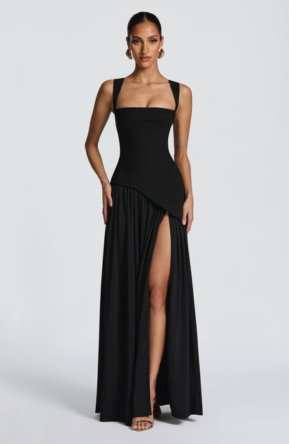 Vestido Longo Tullulah - Preto