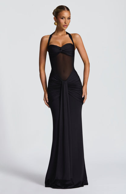 Vestido Longo Vixen - Preto