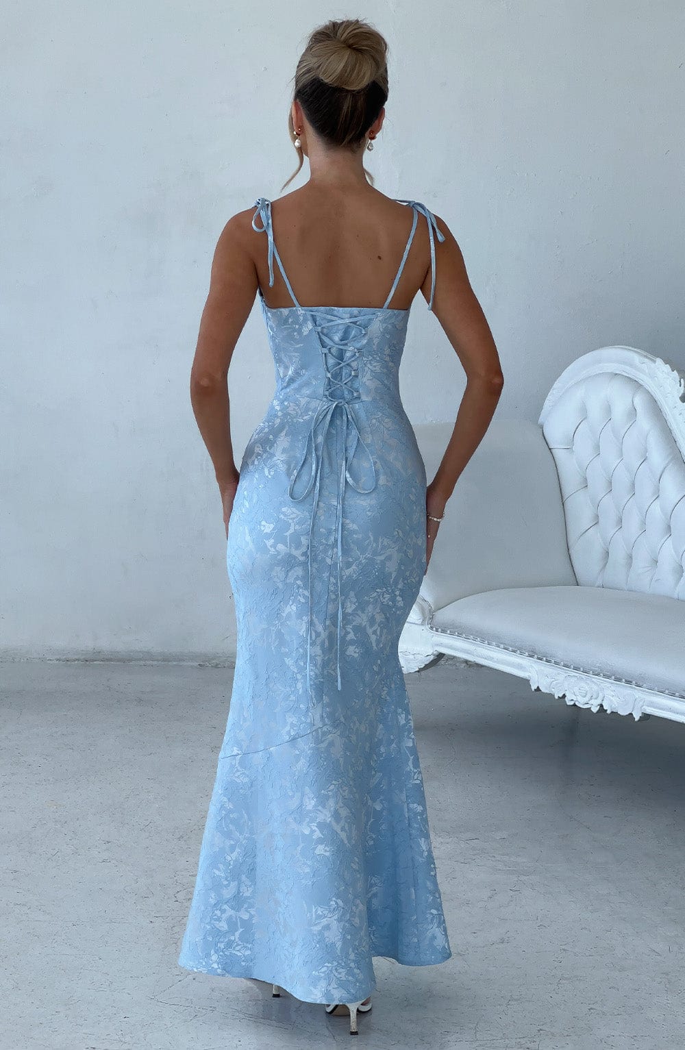 Vestido Longo Whitney - Azul