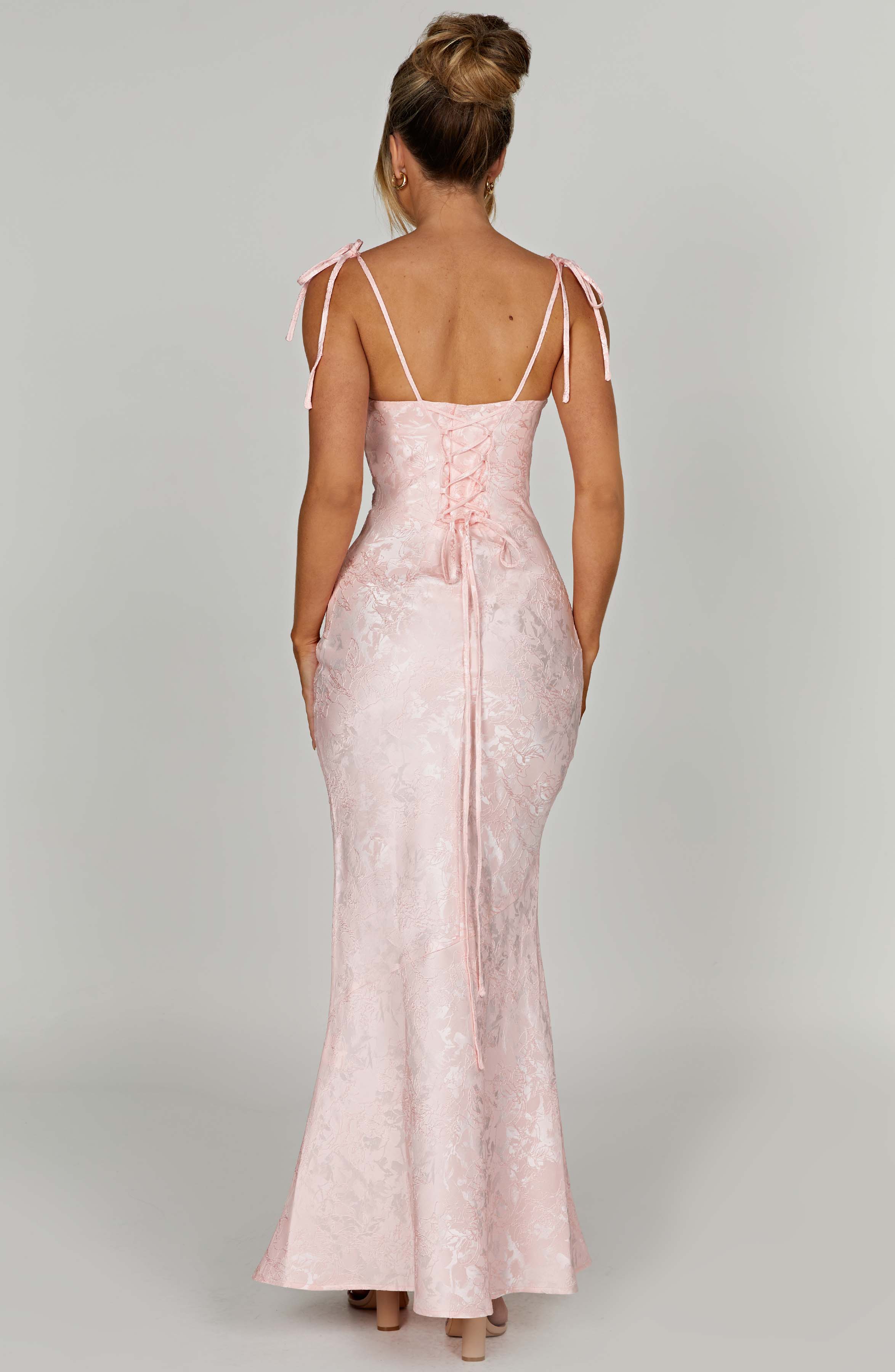 Vestido Longo Whitney - Rosa Blush