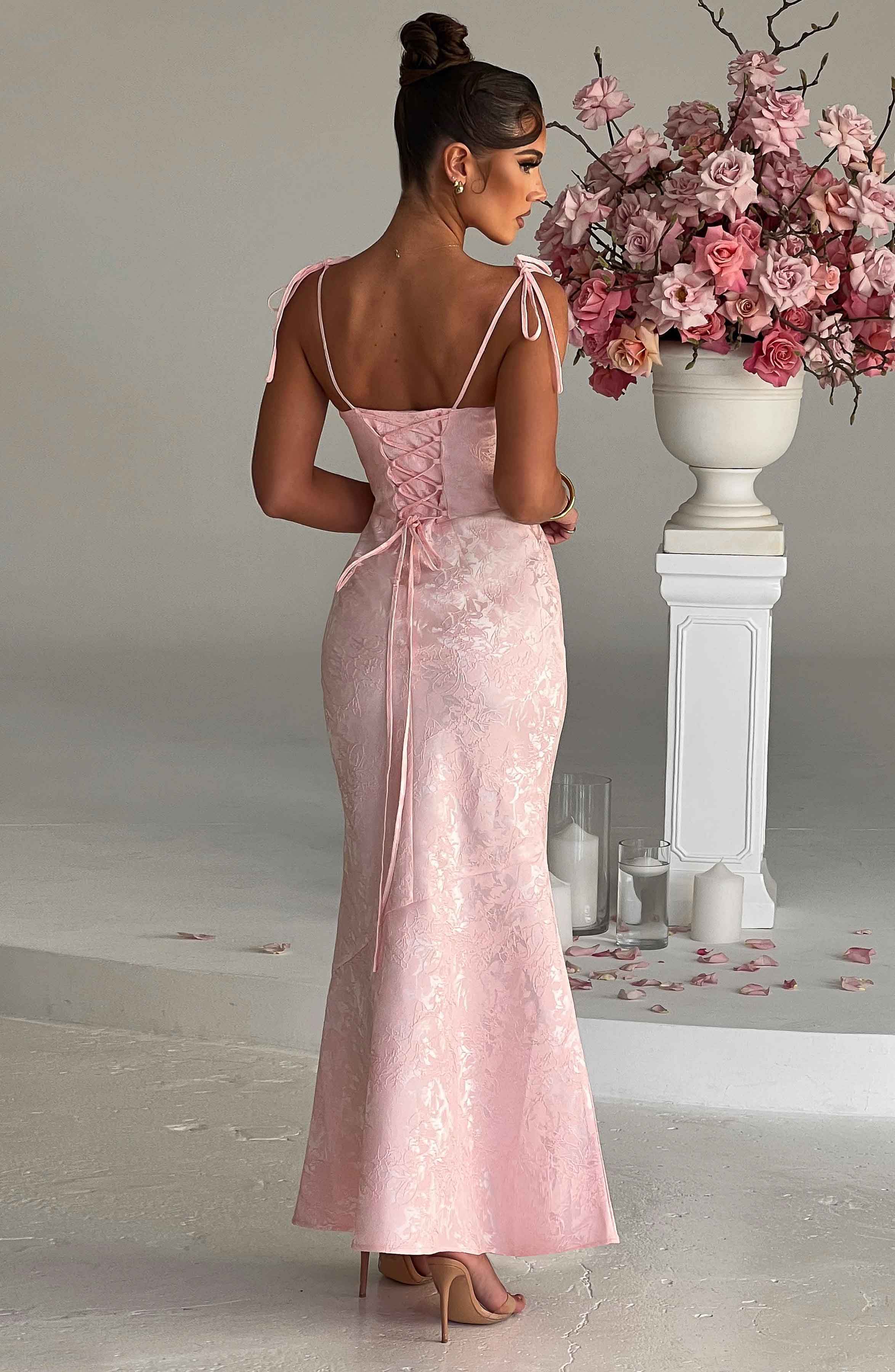Vestido Longo Whitney - Rosa Blush