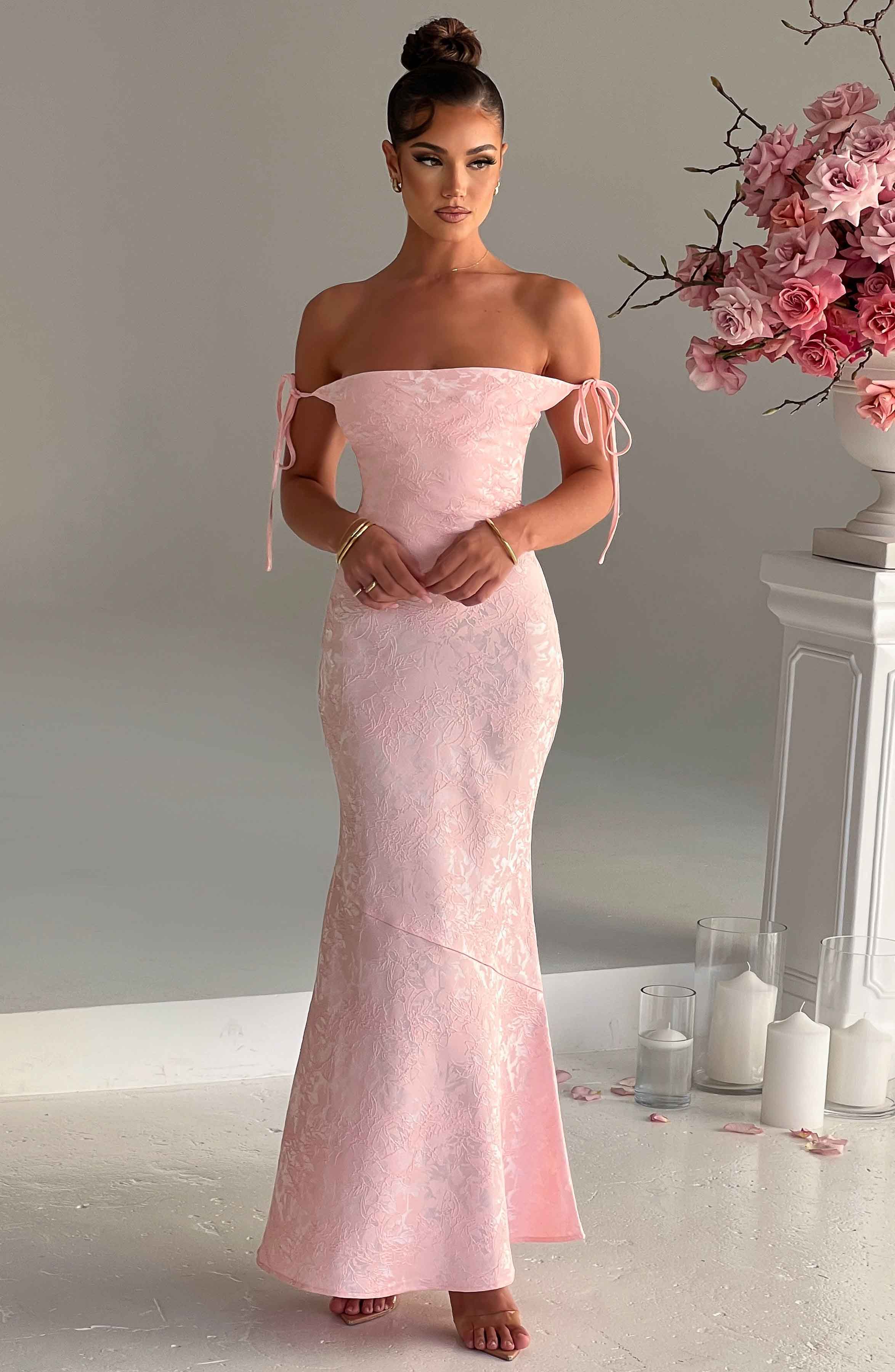 Vestido Longo Whitney - Rosa Blush