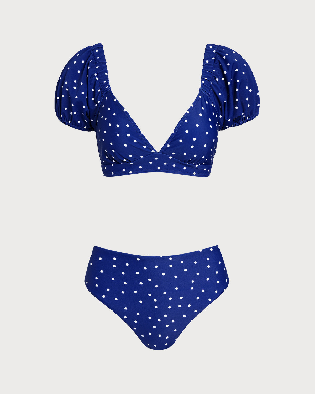 Conjunto de Biquíni Azul Royal com Poás