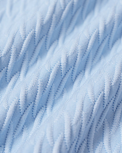 Conjunto de Biquíni Cortininha Texturizado Azul