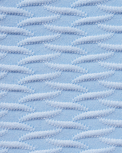 Conjunto de Biquíni Cortininha Texturizado Azul