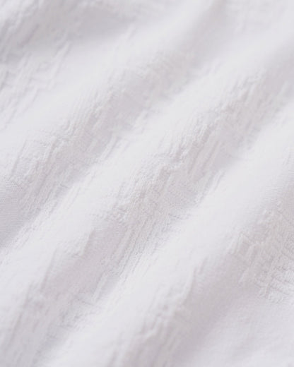 Conjunto de biquíni triângulo com cruzamento em X e detalhe em branco