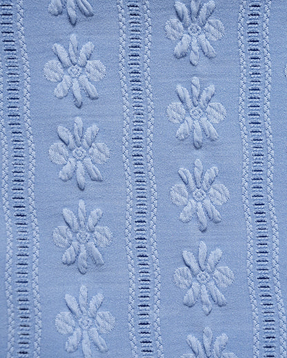 Conjunto de biquíni cortininha reversível com amarração no pescoço — Azul