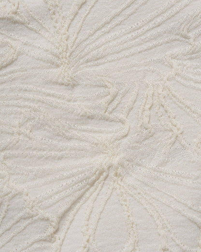 Conjunto de biquíni em jacquard com aro — Bege