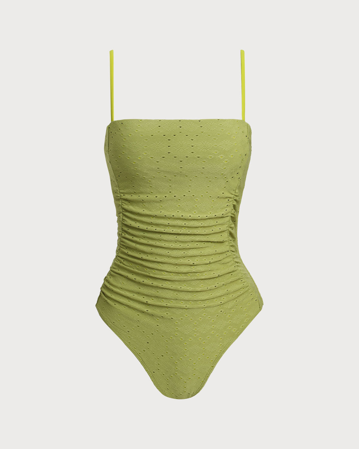 Maiô Bralette em Jacquard Verde