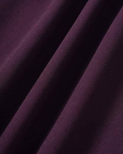 Vestido mini de chiffon roxo com alças de amarrar