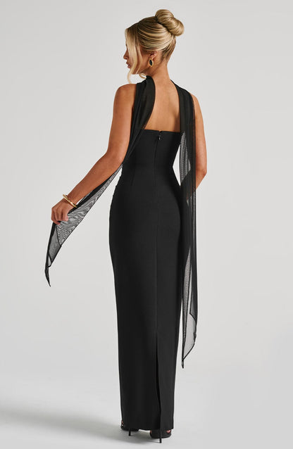 Vestido Longo Yulia - Preto