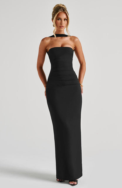 Vestido Longo Yulia - Preto