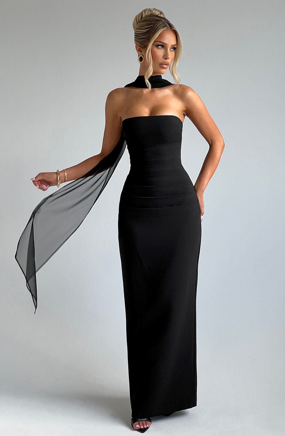 Vestido Longo Yulia - Preto