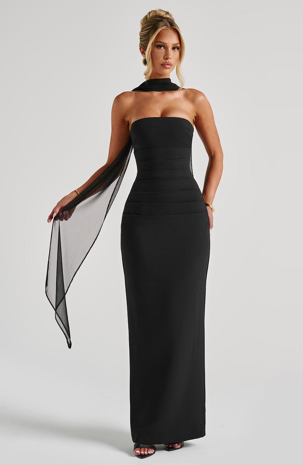Vestido Longo Yulia - Preto