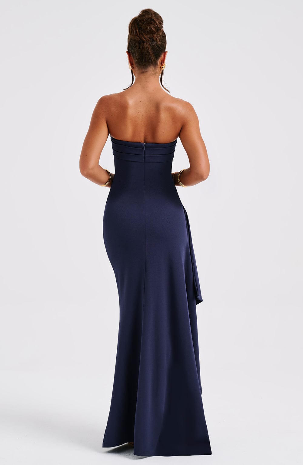 Vestido Longo Zafira - Azul Marinho